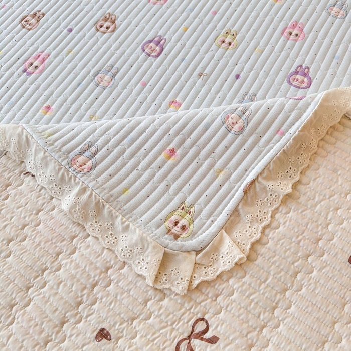 91家纺网 家纺一手货源 找家纺 岚吉家纺 2026新款云朵棉床盖三件套 阿布布