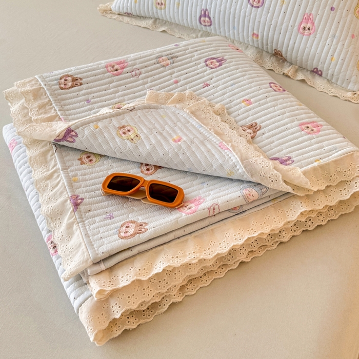 91家纺网 家纺一手货源 找家纺 岚吉家纺 2026新款云朵棉床盖三件套 阿布布