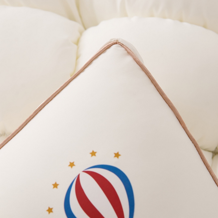 91家纺网 家纺一手货源 找家纺 珍贝家纺 2025新款A类热汽球面包枕波萝枕枕头枕芯 菠萝包-白色