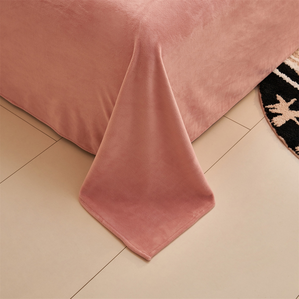 91家纺网 家纺一手货源 找家纺 （总）恒爱家纺 2025新款牛奶绒立体剪花四件套