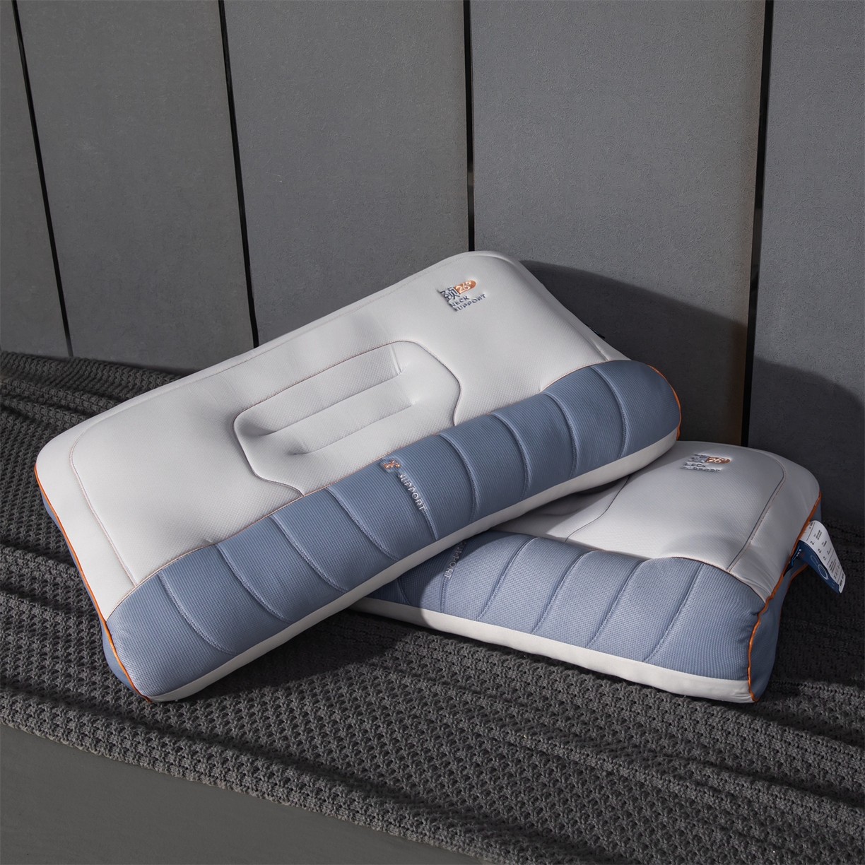 91家纺网 家纺一手货源 找家纺 （总）麦肯锡 2025新款26度颈养牵引枕枕头枕芯单枕芯