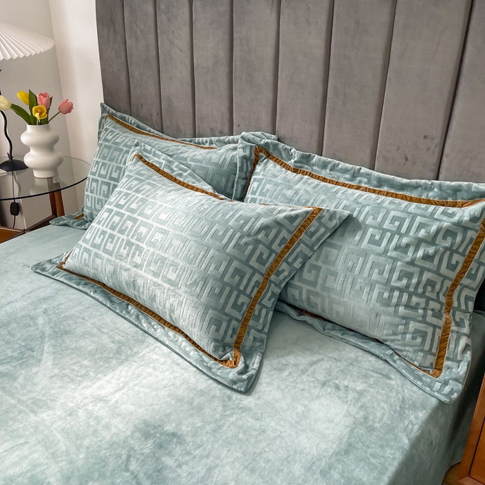 91家纺网 家纺一手货源 找家纺 (总）奥裕2025新款A类婴儿绒牛奶绒四件套梵高系列