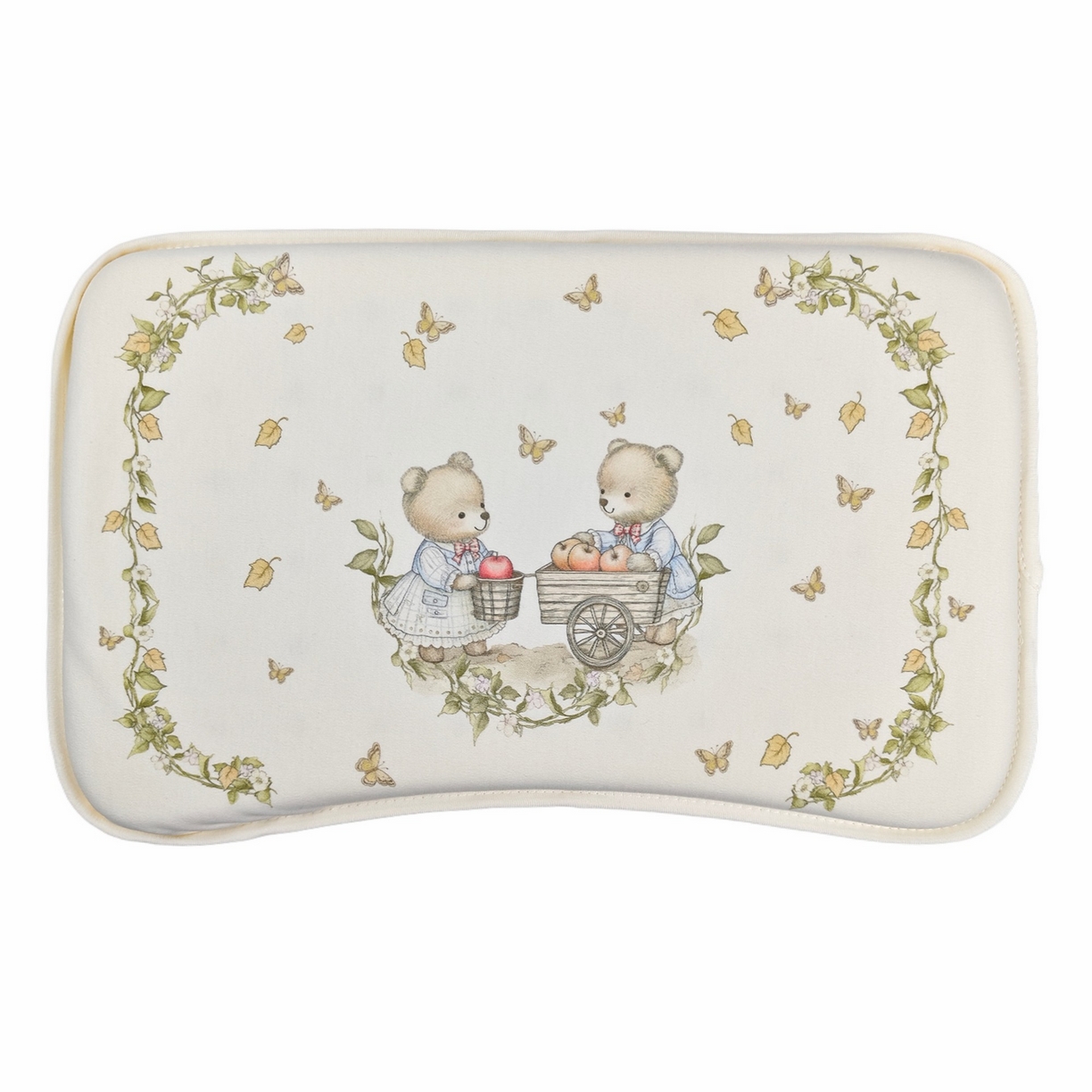 91家纺网 家纺一手货源 找家纺 （总）小猫派 2025秋冬印花儿童小八字北欧童话风可水洗亲水棉枕芯（新款9.1号有货）