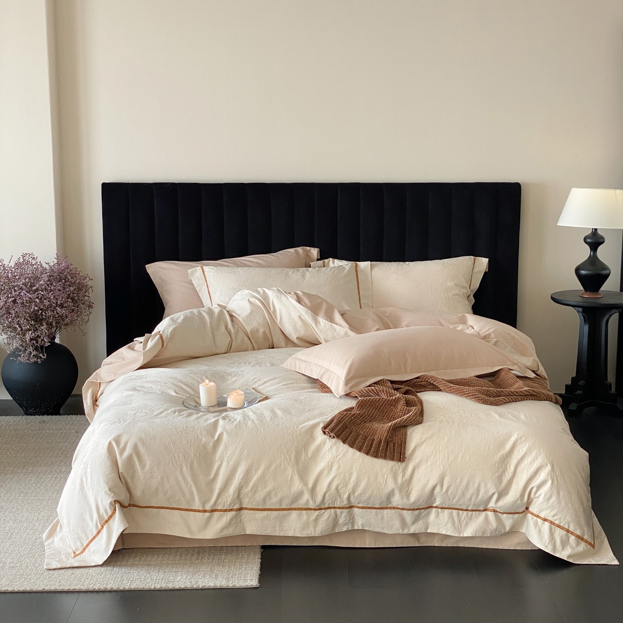 （总）玉宇阁家居 2025新款色织空气大提花磨毛四件套-工艺款