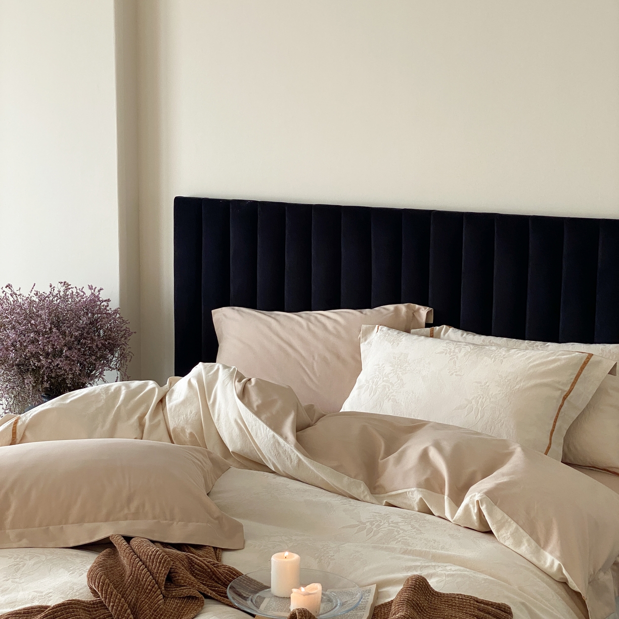 91家纺网 家纺一手货源 找家纺 （总）玉宇阁家居 2025新款色织空气大提花磨毛四件套-工艺款