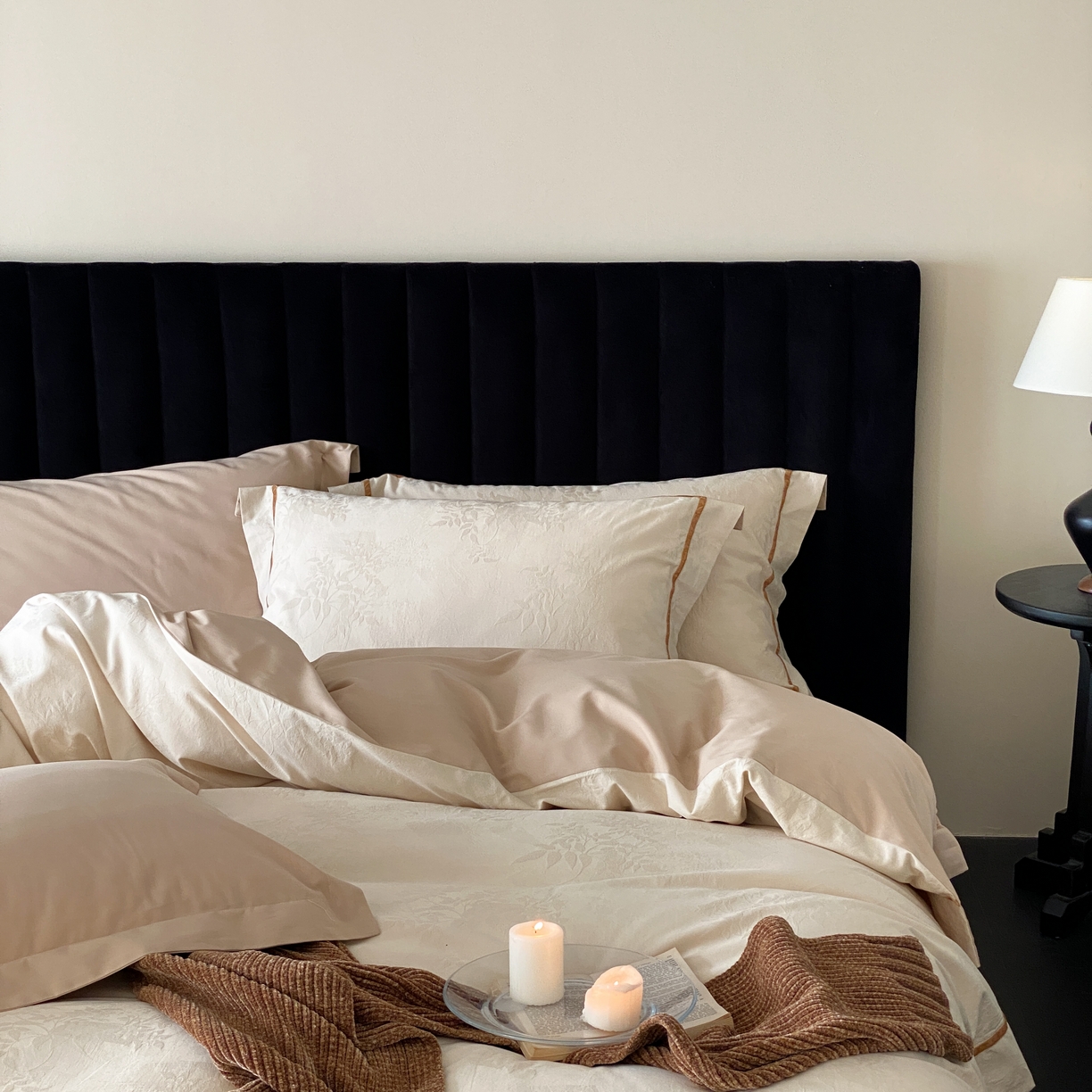 91家纺网 家纺一手货源 找家纺 （总）玉宇阁家居 2025新款色织空气大提花磨毛四件套-工艺款