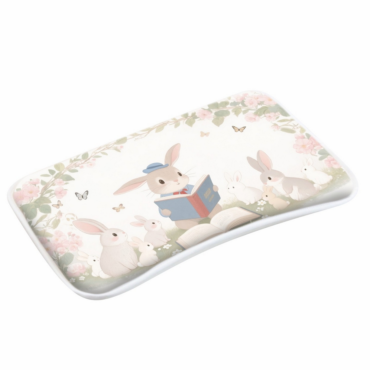 91家纺网 家纺一手货源 找家纺 小猫派 2025秋冬印花儿童小八字宫崎骏风可水洗亲水棉枕芯（新款9.1号有货）（新款9.1号有货） 学霸小兔-小八字