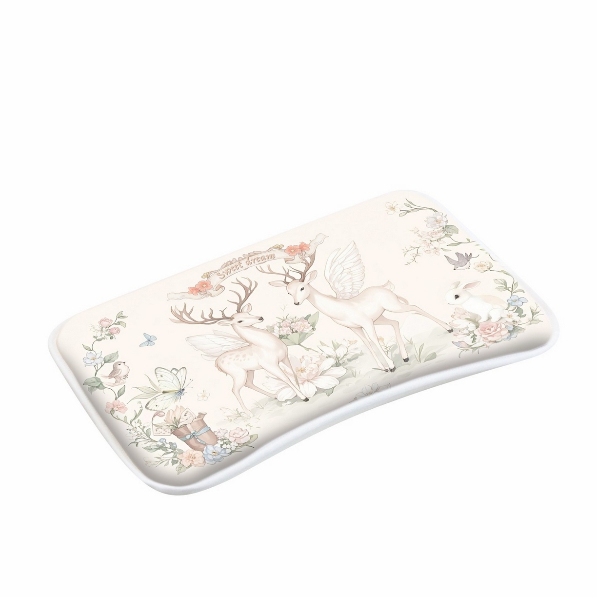 91家纺网 家纺一手货源 找家纺 小猫派 2025秋冬印花儿童小八字宫崎骏风可水洗亲水棉枕芯（新款9.1号有货）（新款9.1号有货） 美梦鹿-小八字