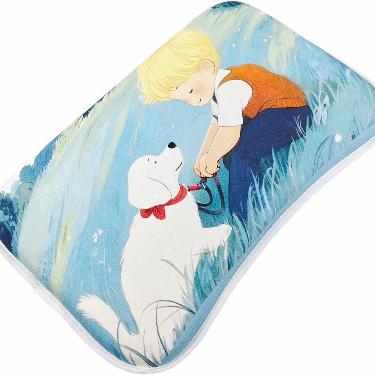 91家纺网 家纺一手货源 找家纺 小猫派 2025秋冬印花儿童小八字宫崎骏风可水洗亲水棉枕芯（新款9.1号有货）（新款9.1号有货） 暖心午后-小八字