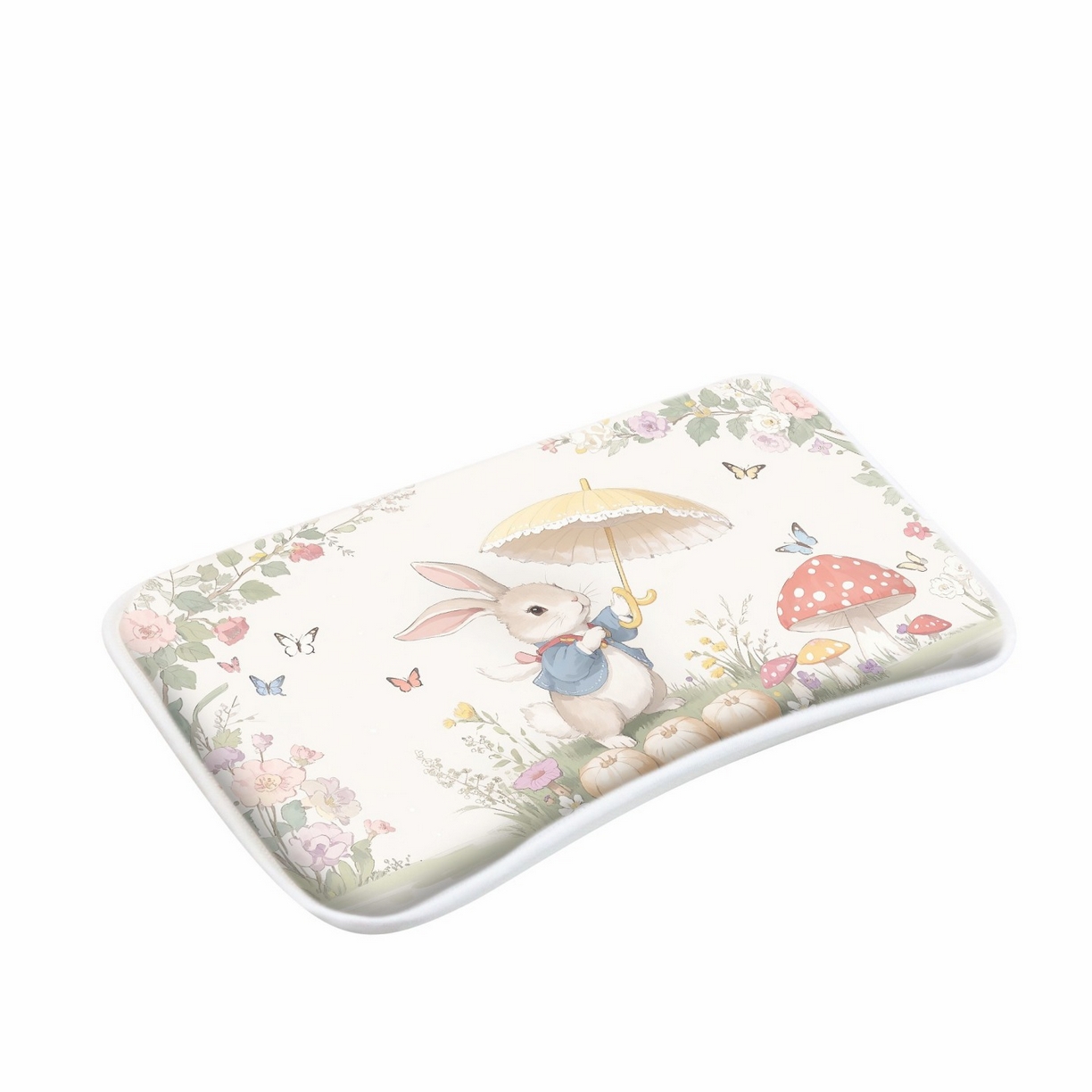 91家纺网 家纺一手货源 找家纺 小猫派 2025秋冬印花儿童小八字宫崎骏风可水洗亲水棉枕芯（新款9.1号有货）（新款9.1号有货） 森林小兔-小八字