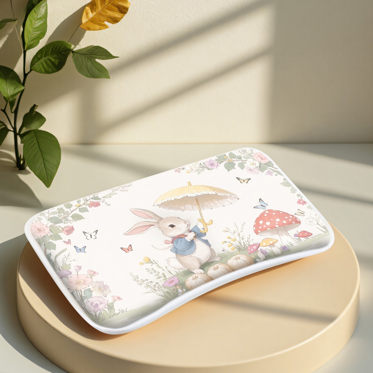 小猫派 2025秋冬印花儿童小八字宫崎骏风可水洗亲水棉枕芯（新款9.1号有货）（新款9.1号有货） 森林小兔-小八字