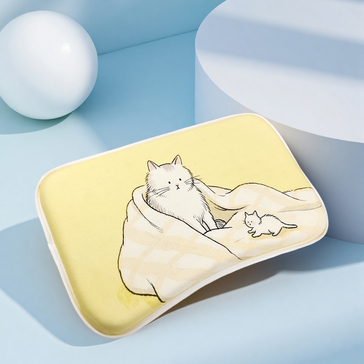 （总）小猫派 2025秋冬印花儿童小八字宫崎骏风可水洗亲水棉枕芯（新款9.1号有货）（新款9.1号有货）