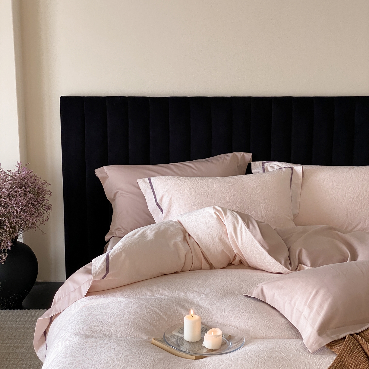 91家纺网 家纺一手货源 找家纺 玉宇阁家居 2025新款色织空气大提花磨毛四件套-工艺款 磨毛款-杜桑