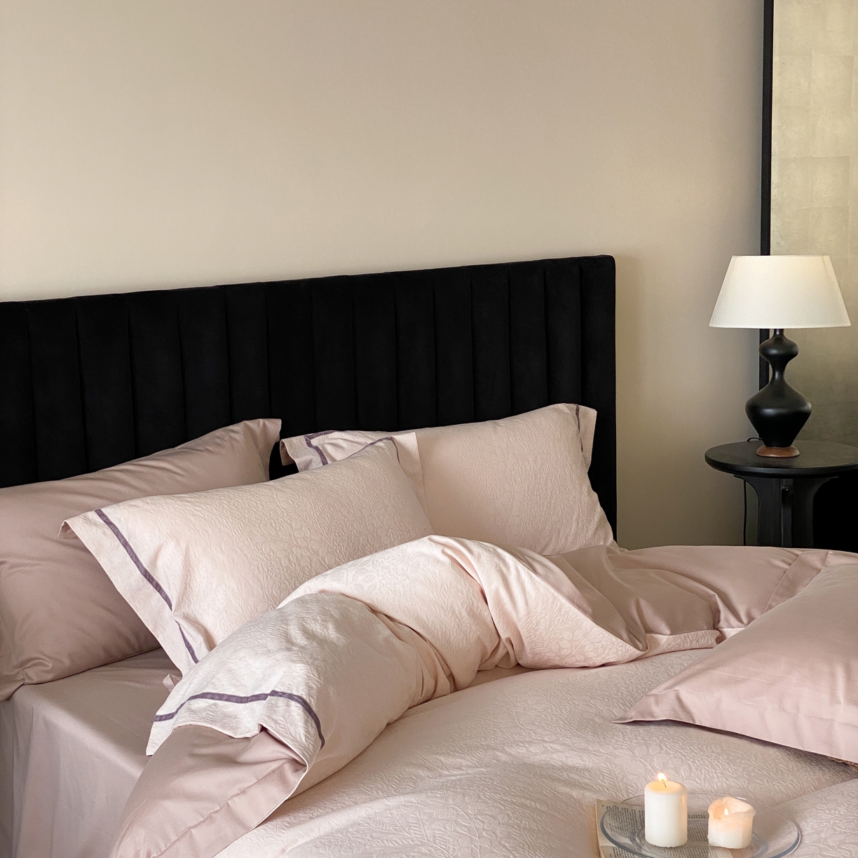 91家纺网 家纺一手货源 找家纺 玉宇阁家居 2025新款色织空气大提花磨毛四件套-工艺款 磨毛款-杜桑