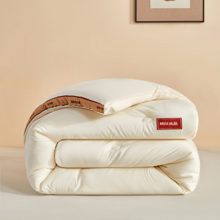 玛德琳 2025新款良品元棉大豆被子被芯 奶油白