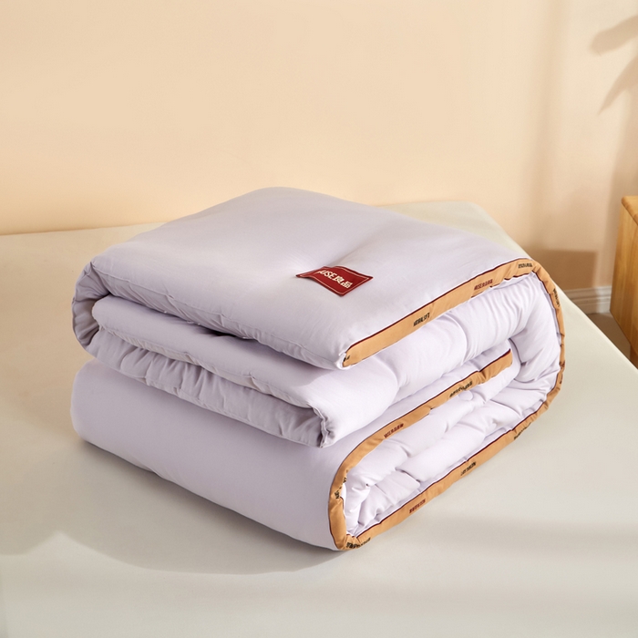 91家纺网 家纺一手货源 找家纺 玛德琳 2025新款良品元棉大豆被子被芯 槿紫