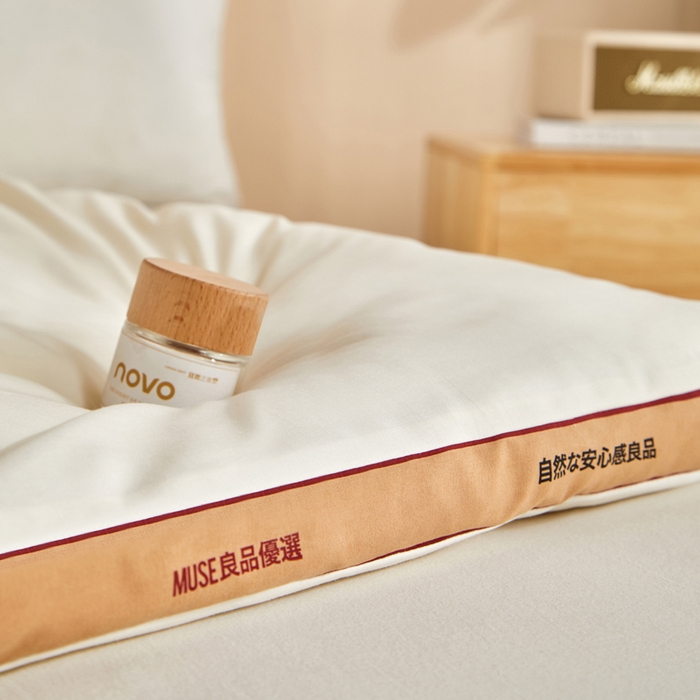 91家纺网 家纺一手货源 找家纺 玛德琳 2025新款良品元棉大豆被子被芯 奶油白