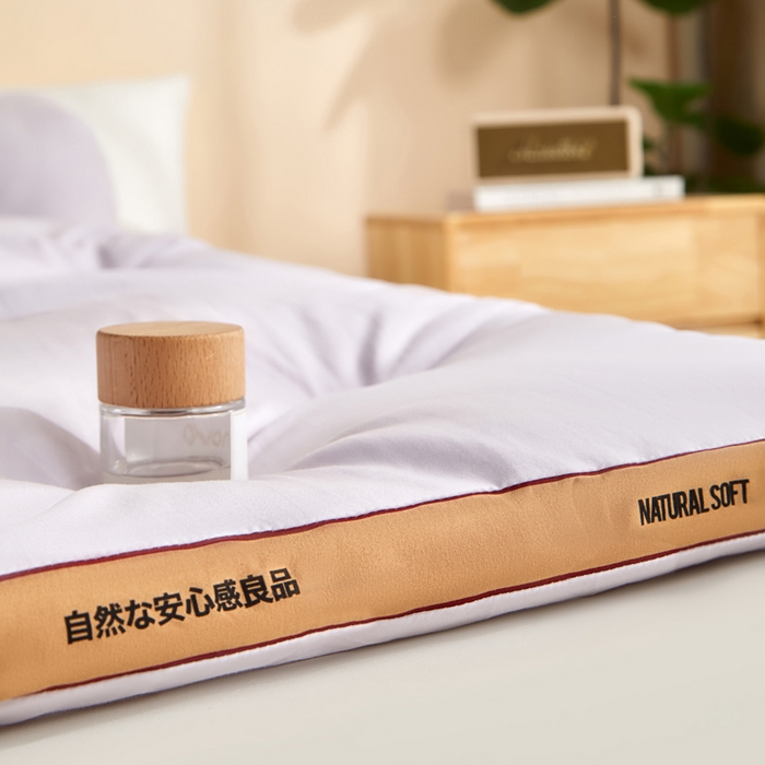 91家纺网 家纺一手货源 找家纺 玛德琳 2025新款良品元棉大豆被子被芯 槿紫