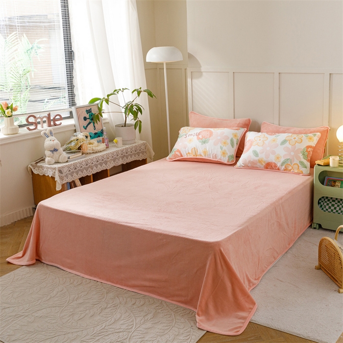 91家纺网 家纺一手货源 找家纺 红粉佳人家纺 2025新款A类棉加绒印花四件套 卡布林