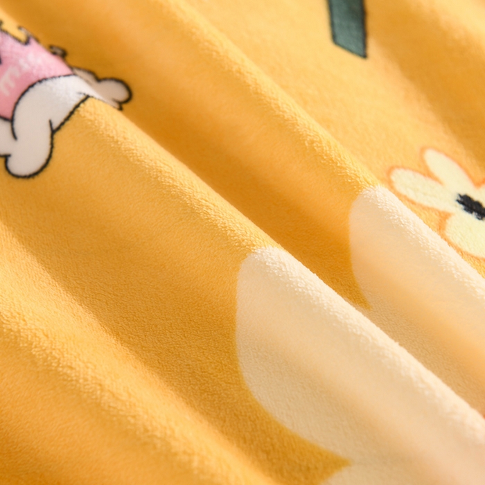 91家纺网 家纺一手货源 找家纺 （总）睡美人 2025新款韩版印花牛奶绒床裙款四件套