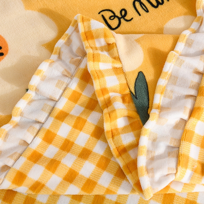 91家纺网 家纺一手货源 找家纺 （总）睡美人 2025新款韩版印花牛奶绒床裙款四件套