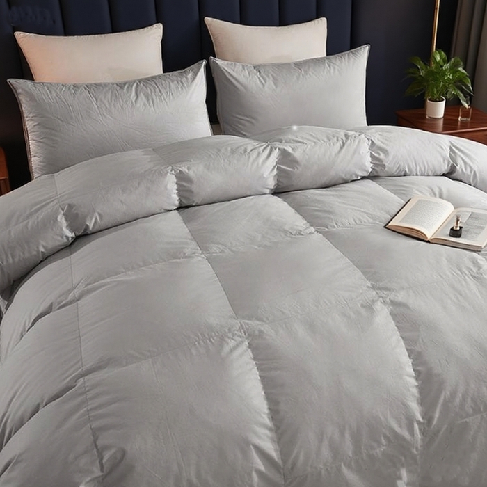 91家纺网 家纺一手货源 找家纺 安力森/诚臻酒店用品 2025新款羽绒被芯100白鹅绒星级酒店专用羽绒被国家标准真羽绒被假一赔十 70%白鸭绒250G/M2