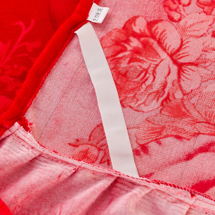 91家纺网 家纺一手货源 找家纺 睡美人 2025新款韩版印花牛奶绒床裙款四件套 玫瑰情缘