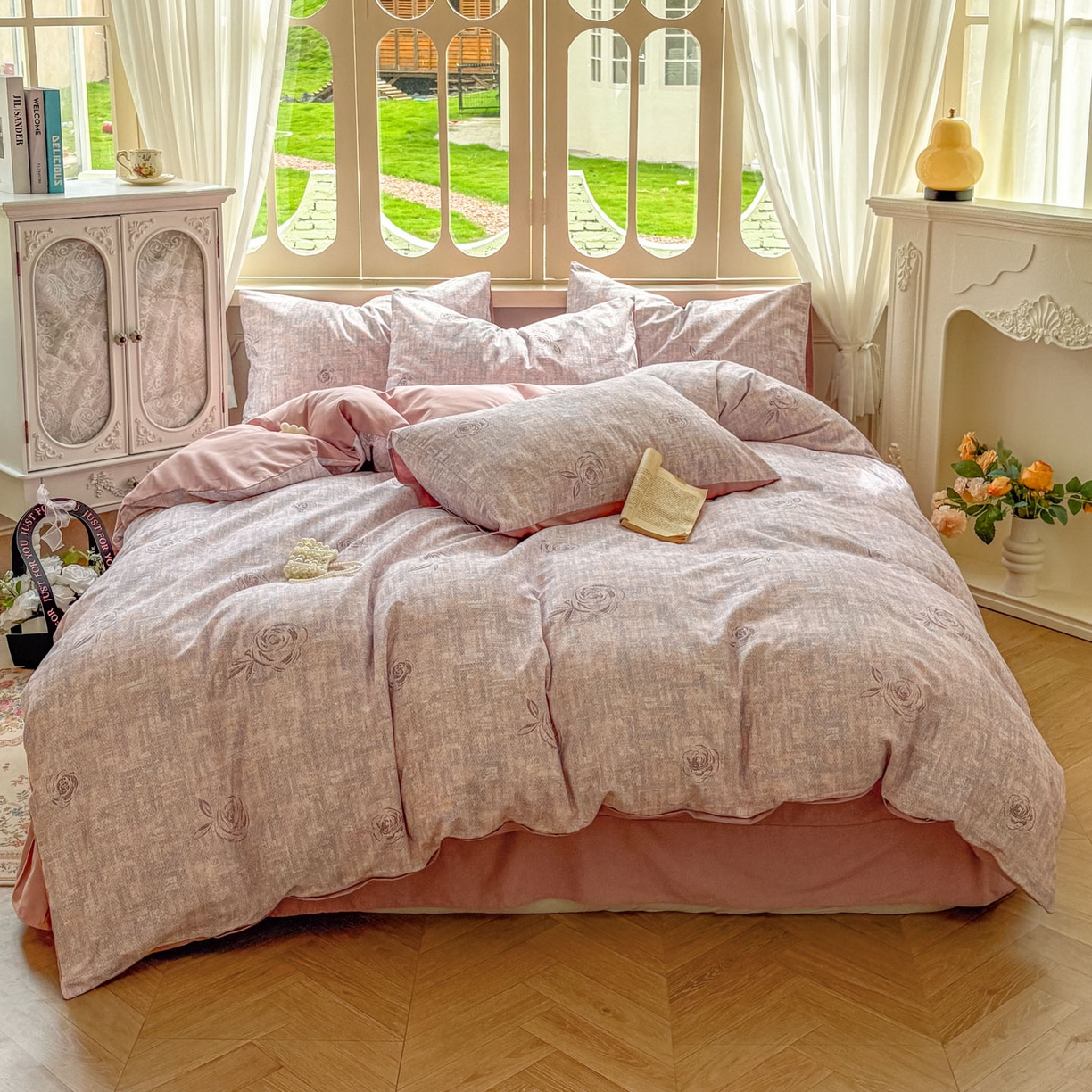 91家纺网 家纺一手货源 找家纺 （总）田野 2025新款全棉13360加厚磨毛印花四件套