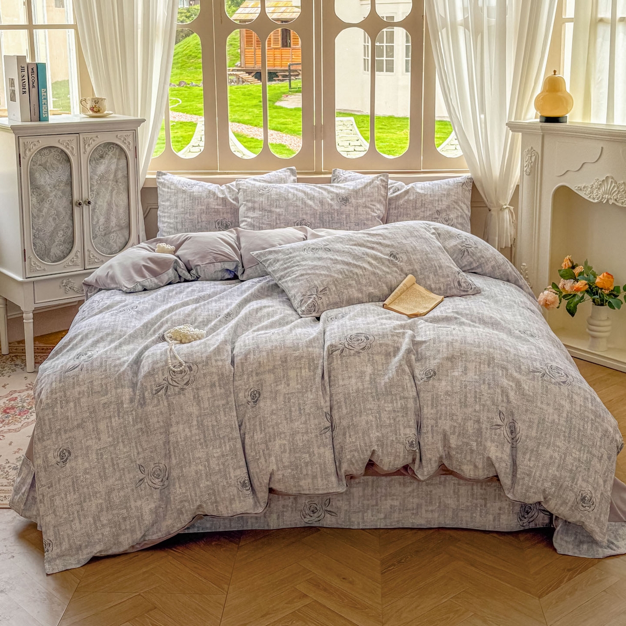 91家纺网 家纺一手货源 找家纺 （总）田野 2025新款全棉13360加厚磨毛印花四件套