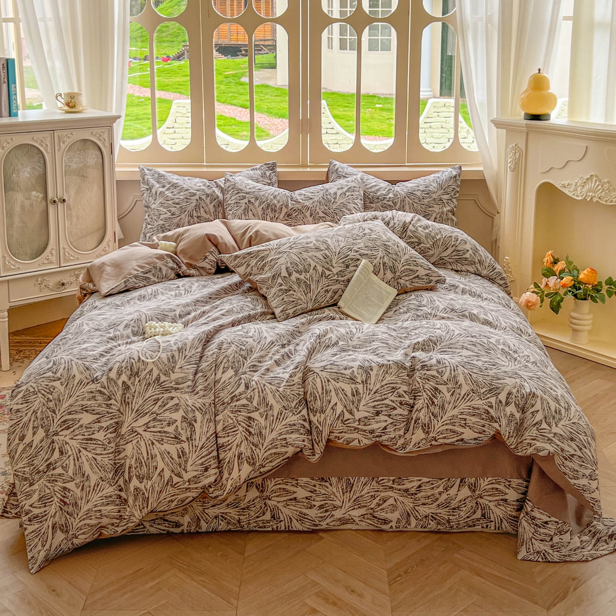 91家纺网 家纺一手货源 找家纺 （总）田野 2025新款全棉13360加厚磨毛印花四件套