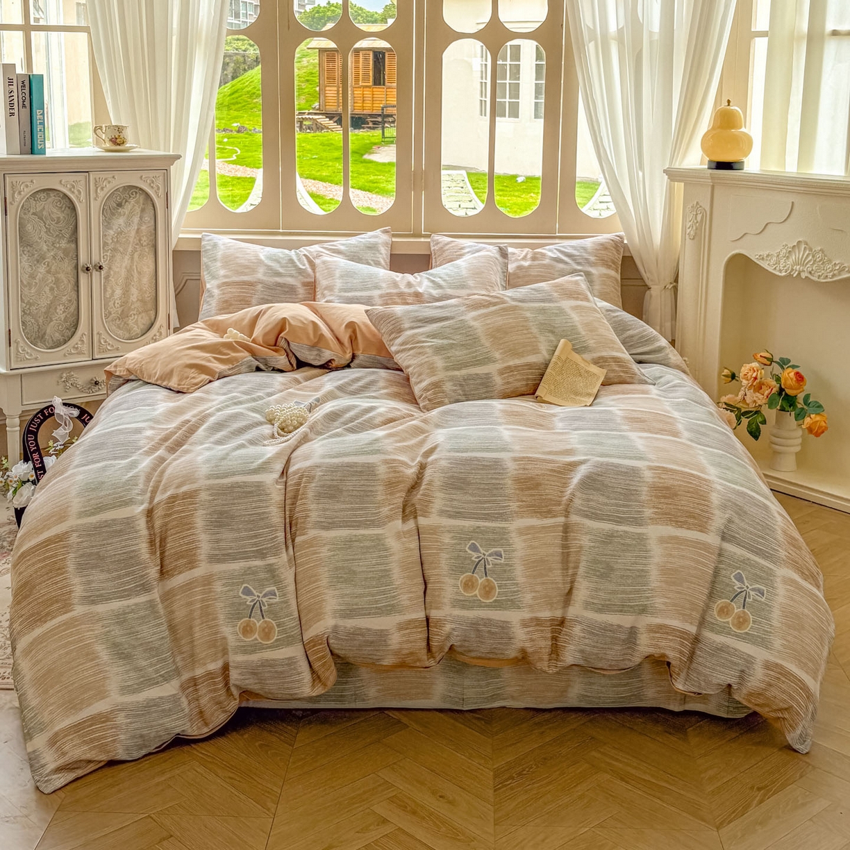 91家纺网 家纺一手货源 找家纺 （总）田野 2025新款全棉13360加厚磨毛印花四件套