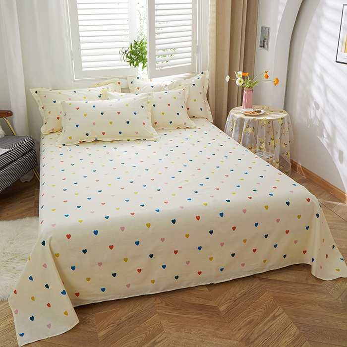 91家纺网 家纺一手货源 找家纺 （总）钰伶 2025新款全棉13372印花纯棉单床单