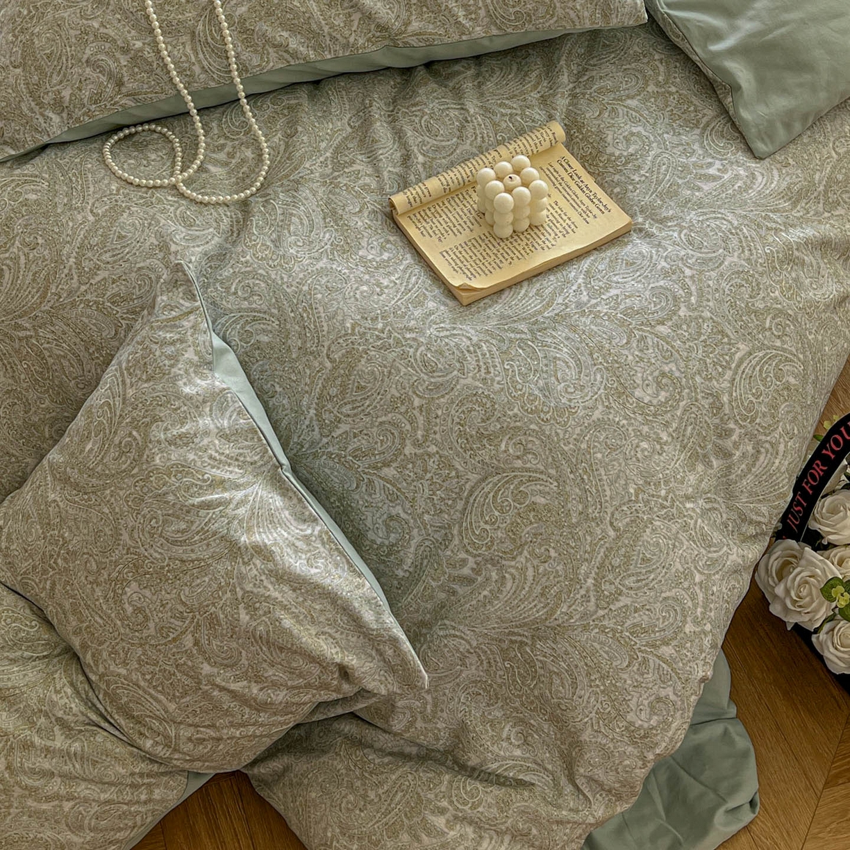 91家纺网 家纺一手货源 找家纺 田野 2025新款全棉13360加厚磨毛印花四件套 梵镜