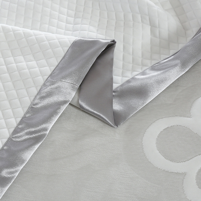 91家纺网 家纺一手货源 找家纺 （总）典曼家纺 2025新款北欧风针织棉床盖三件套床盖