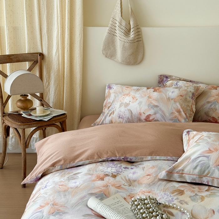 91家纺网 家纺一手货源 找家纺 （总）于果 2025新款全棉纯棉生态磨毛四件套