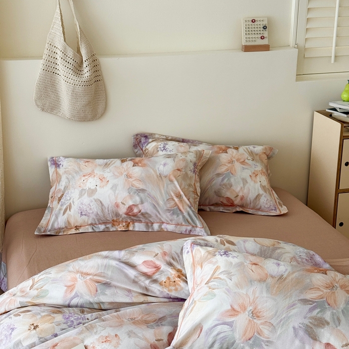 91家纺网 家纺一手货源 找家纺 （总）于果 2025新款全棉纯棉生态磨毛四件套