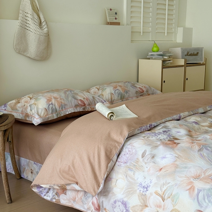 91家纺网 家纺一手货源 找家纺 （总）于果 2025新款全棉纯棉生态磨毛四件套