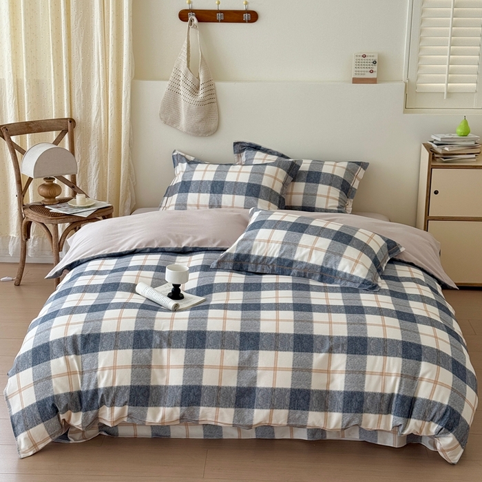 91家纺网 家纺一手货源 找家纺 （总）于果 2025新款全棉纯棉生态磨毛四件套