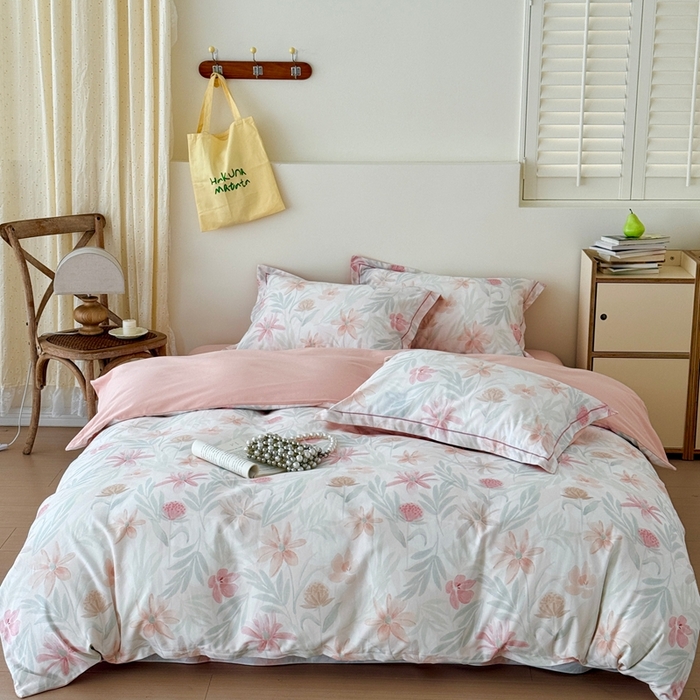 91家纺网 家纺一手货源 找家纺 （总）于果 2025新款全棉纯棉生态磨毛四件套