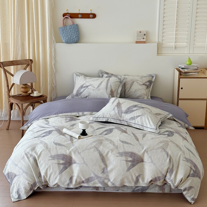 91家纺网 家纺一手货源 找家纺 （总）于果 2025新款全棉纯棉生态磨毛四件套