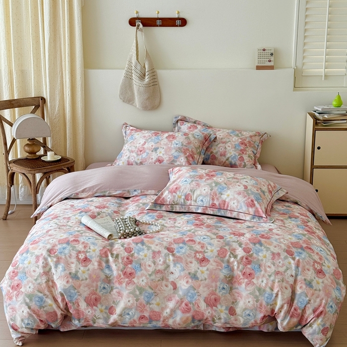 91家纺网 家纺一手货源 找家纺 （总）于果 2025新款全棉纯棉生态磨毛四件套