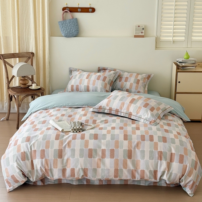 91家纺网 家纺一手货源 找家纺 （总）于果 2025新款全棉纯棉生态磨毛四件套