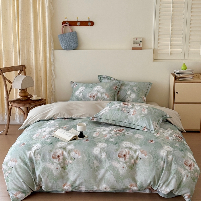 91家纺网 家纺一手货源 找家纺 （总）于果 2025新款全棉纯棉生态磨毛四件套