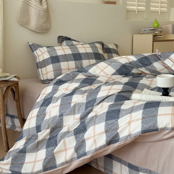 91家纺网 家纺一手货源 找家纺 于果 2025新款全棉纯棉生态磨毛四件套 艾米