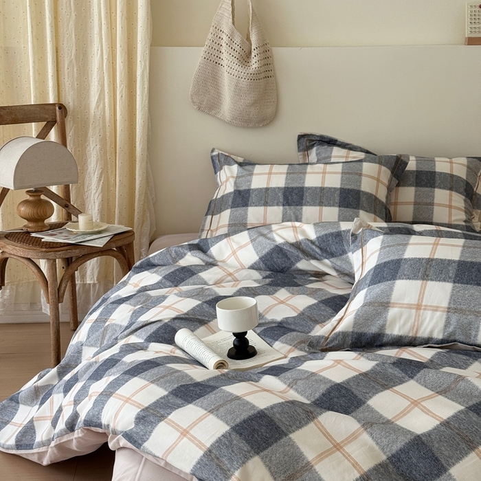 91家纺网 家纺一手货源 找家纺 于果 2025新款全棉纯棉生态磨毛四件套 艾米