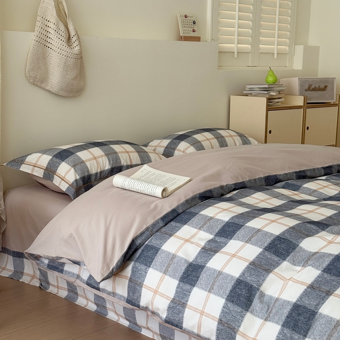 91家纺网 家纺一手货源 找家纺 于果 2025新款全棉纯棉生态磨毛四件套 艾米