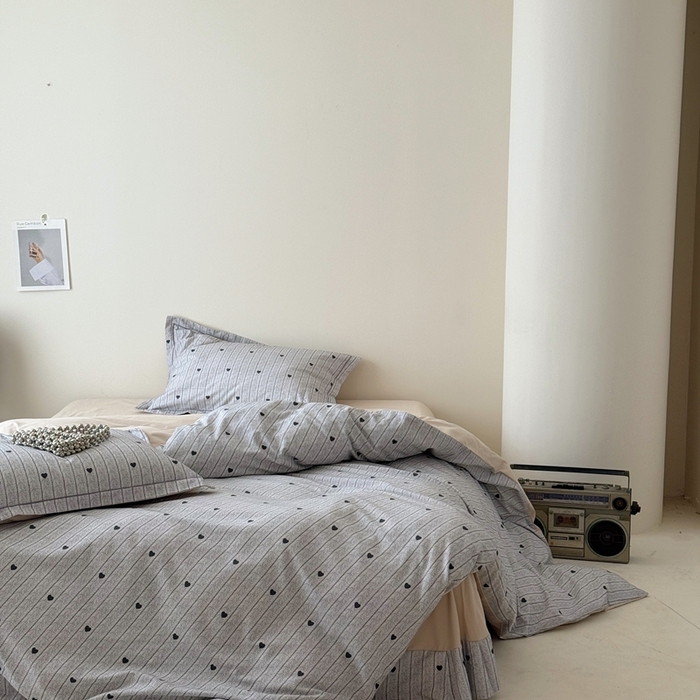 91家纺网 家纺一手货源 找家纺 于果 2025新款全棉纯棉生态磨毛四件套 初恋