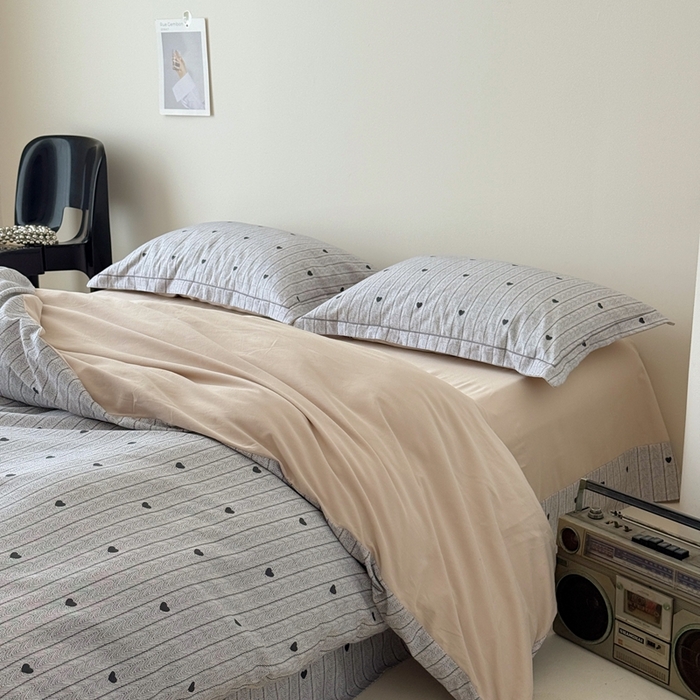 91家纺网 家纺一手货源 找家纺 于果 2025新款全棉纯棉生态磨毛四件套 初恋