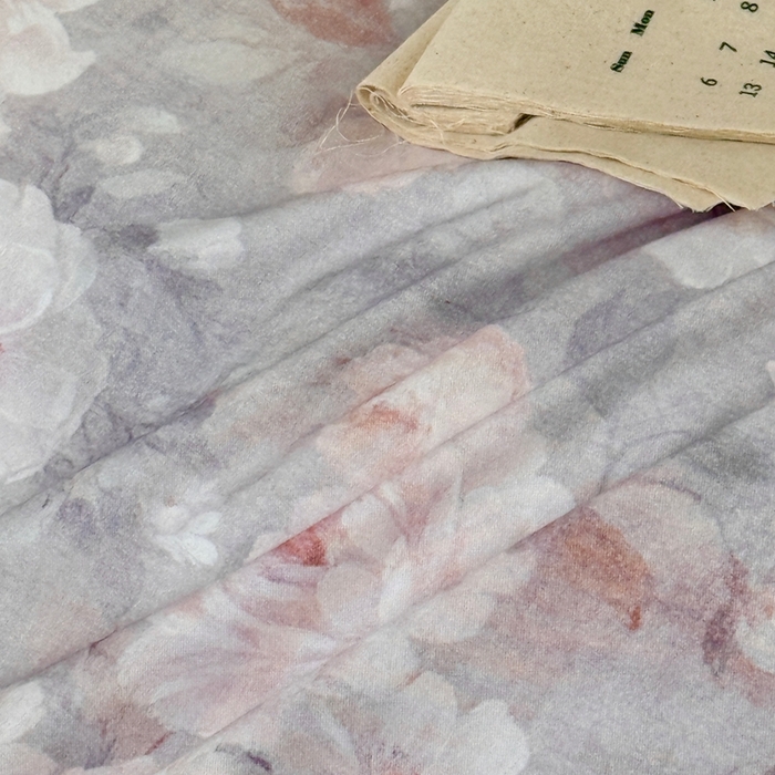 91家纺网 家纺一手货源 找家纺 于果 2025新款全棉纯棉生态磨毛四件套 花千朵