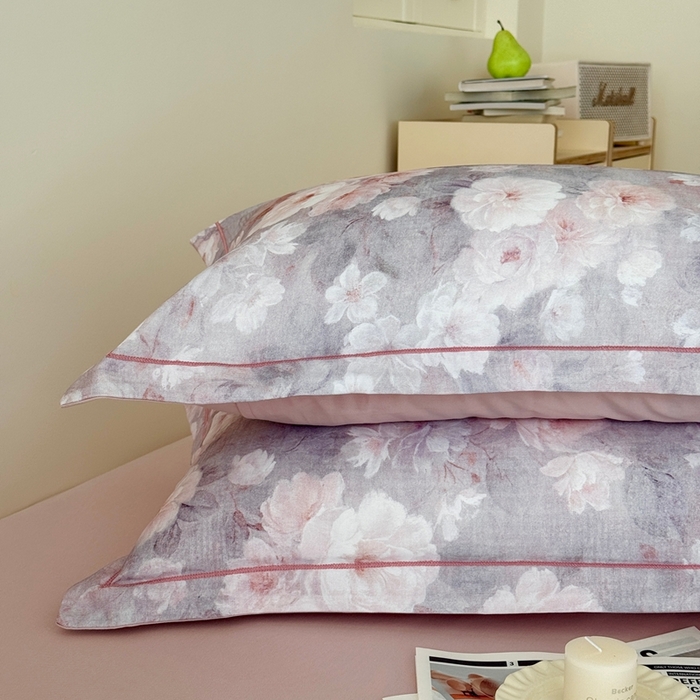 91家纺网 家纺一手货源 找家纺 于果 2025新款全棉纯棉生态磨毛四件套 花千朵